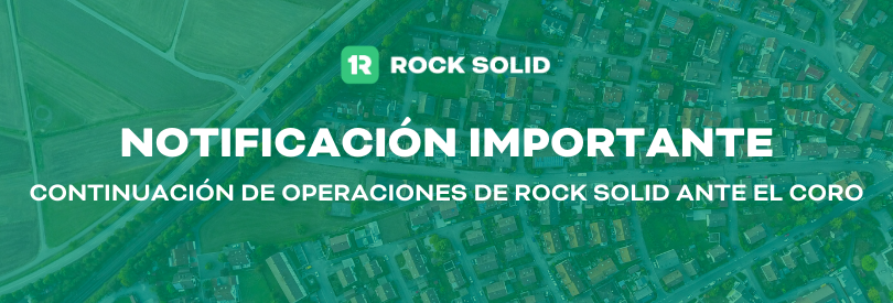 Notificación Importante - 16 de marzo de 2020 Continuación de operaciones de Rock Solid ante el Coro