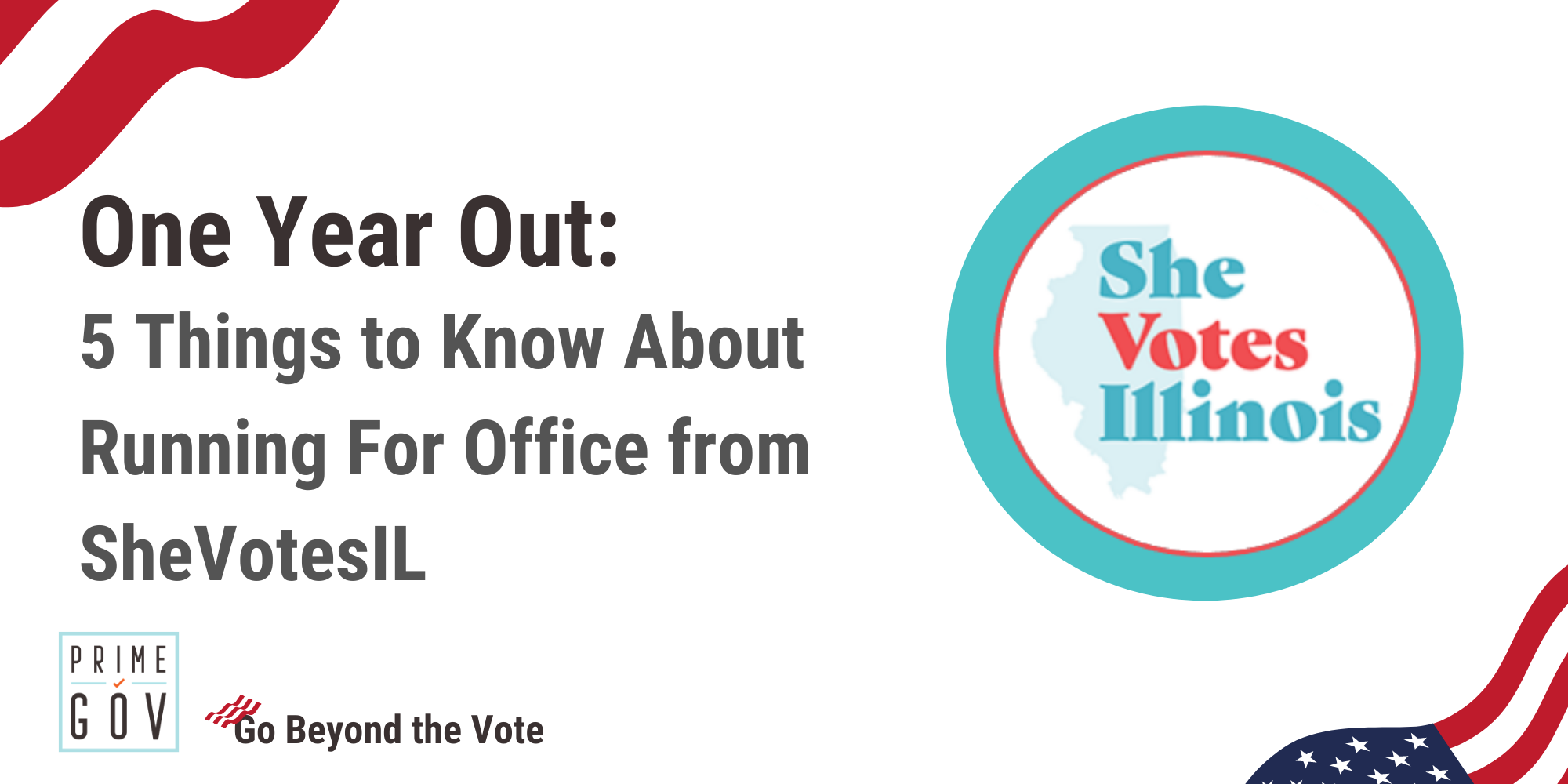 One Year Out: 5 Things to Know About Running for Office