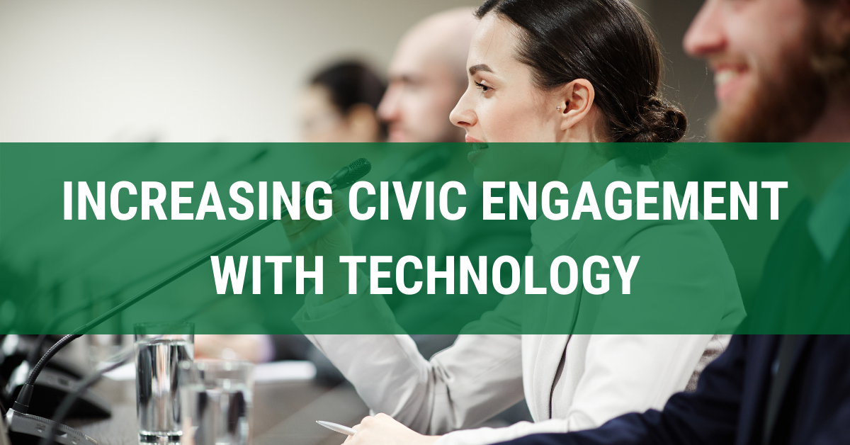 How to increase civic engagement with technology