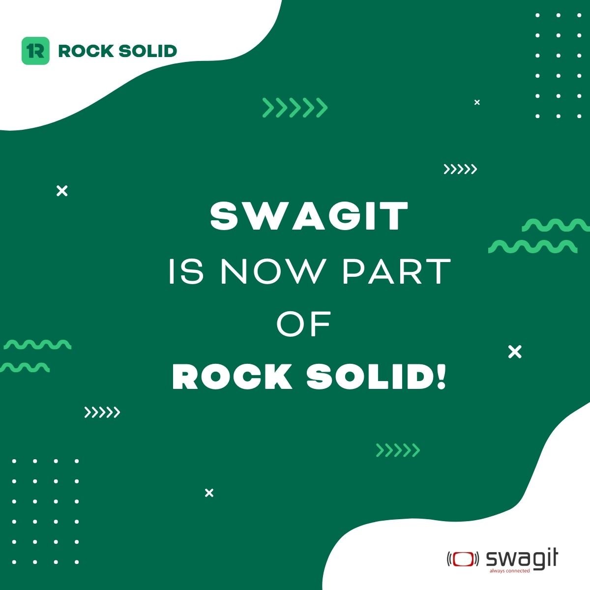 Swagit is now a part of rock solid